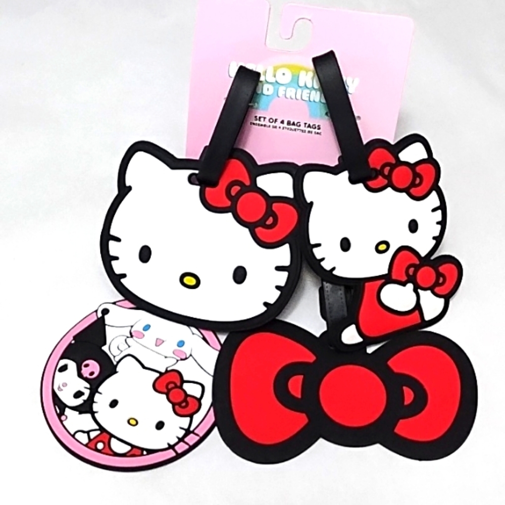 Hello Kitty and Friends Luggage Bag Tag Set